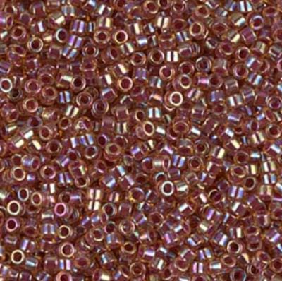 DB0088 11/0 Berry Lined Light Topaz AB Miyuki Delica