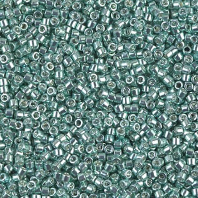 Galvanized Turquoise Green Miyuki Delica 11/0 DB0415