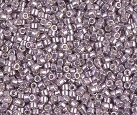 DB0429 11/0 Galvanized Light Smoky Amethyst Miyuki Delica