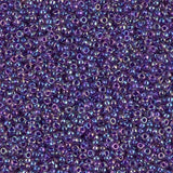 15-356 Purple Lined Amethyst AB, Miyuki Seed Bead 15/0