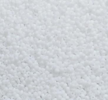 11-402FR Opaque Matte White AB, Miyuki Seed Bead 11/0
