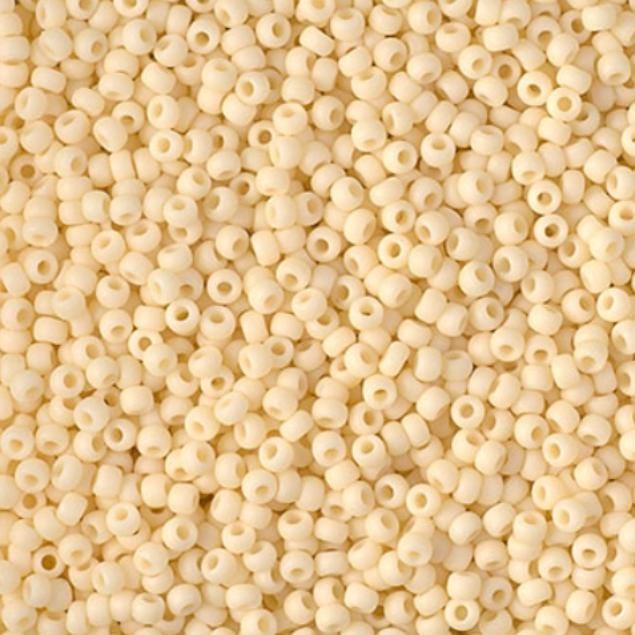 11-492F Matte Opaque Dark Cream, Miyuki Seed Beads 