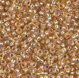 11-1003 Silverlined Gold AB, Miyuki Seed Bead 11/0