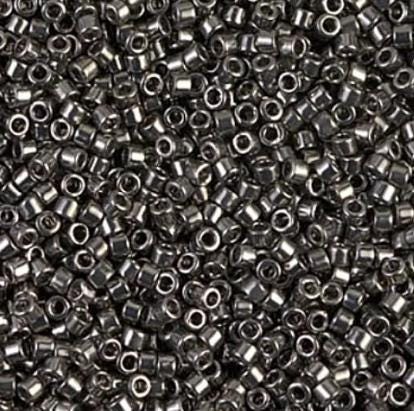 DB0452 11/0 Galvanized Dark Gray Miyuki Delica