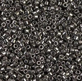 DB0452 11/0 Galvanized Dark Gray Miyuki Delica
