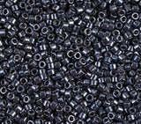 DB0453 11/0 Galvanized Gunmetal Miyuki Delica