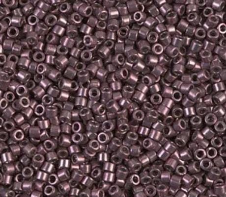 DB0454 11/0 Galvanized Smoky Amethyst Miyuki Delica