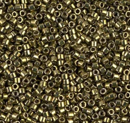 DB0456 11/0 Galvanized Olive Miyuki Delica