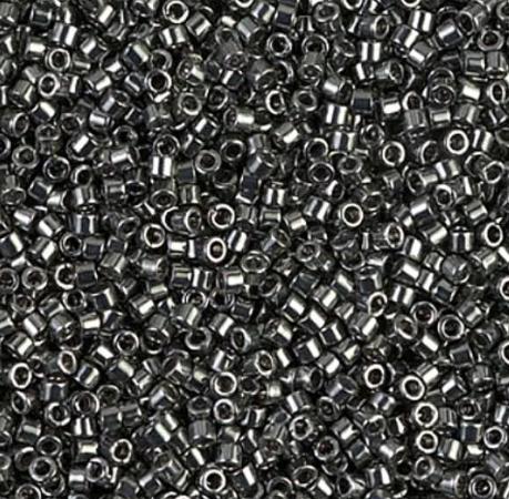 DB0457 11/0 Galvanized Dark Steel Green Miyuki Delica