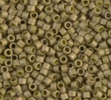 DB0372 11/0 Matte Opaque Lt Golden Olive Luster Miyuki Delica