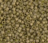 DB0372 11/0 Matte Opaque Lt Golden Olive Luster Miyuki Delica