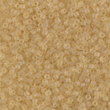 Matte Transparent Pale Topaz Luster Miyuki Delica DB0382 11/0
