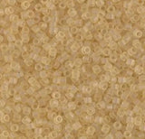 DB0382 11/0 Matte Transparent Pale Topaz Luster Miyuki Delica
