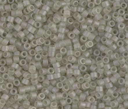 DB0383 11/0 Matte Transparent Oyster Luster Miyuki Delica