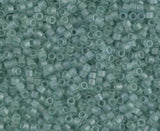 DB0385 11/0 Matte Sea Glass Green Luster Miyuki Delica