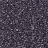 Matte Transparent Dried Lavender Luster Miyuki Delica DB0386 11/0