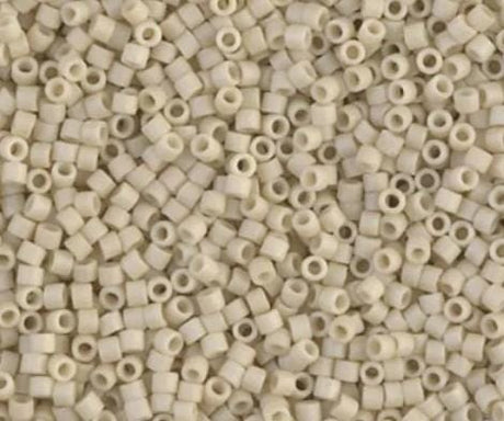 DB0388 11/0 Matte Opaque Bone Luster Miyuki Delica