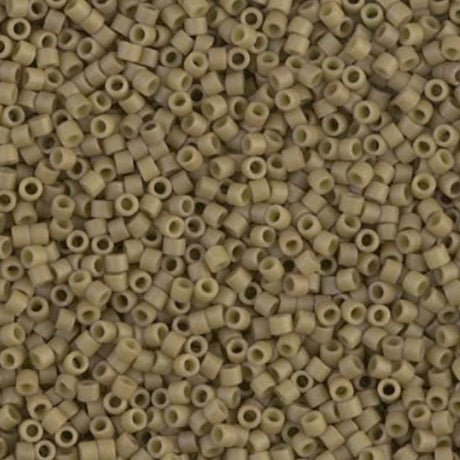 Matte Opaque Green Tea Luster Miyuki Delica DB0390 11/0