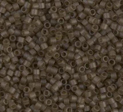 DB0384 11/0 Matte Transparent Smoky Quartz Luster Miyuki Delica