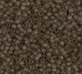 DB0384 11/0 Matte Transparent Smoky Quartz Luster Miyuki Delica