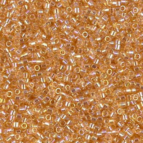 Transparent Light Topaz AB Miyuki Delica DB0100 11/0