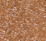 DB0101 11/0 Light Smoky Topaz Gold Luster Miyuki Delica
