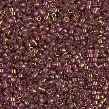 Dark Topaz Rainbow Gold Luster Miyuki Delica DB0103 11/0