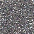 Transparent Gray Rainbow Gold Luster Miyuki Delica DB0107 11/0