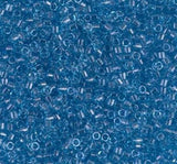 DB0113 11/0 Transparent Blue Luster Miyuki Delica