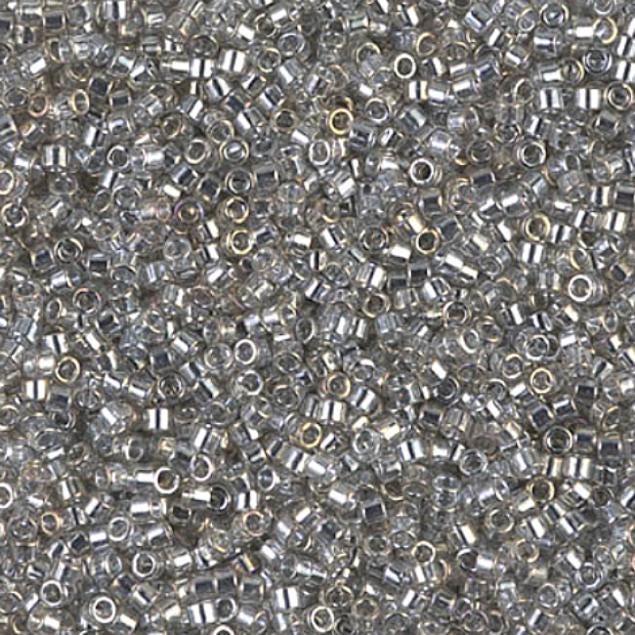 Transparent Silver Gray Gold Miyuki Delica DB0114 11/0