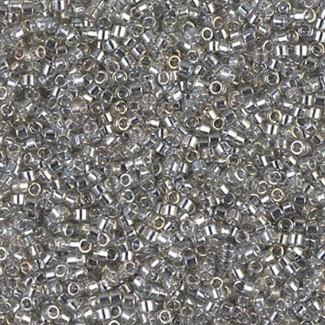 Transparent Silver Gray Gold Miyuki Delica DB0114 11/0