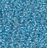 11-1018 Silverlined Aqua AB, Miyuki Seed Bead 11/0