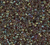 DB0122 11/0 Root Beer Gold Luster 11/0 Miyuki Delica