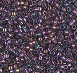 DB0128 11/0 Plum Gold Luster Miyuki Delica