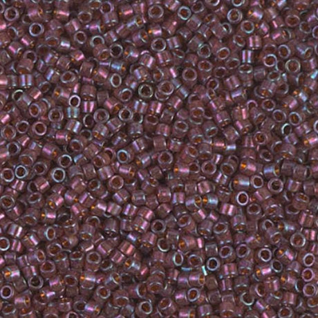 Mulberry Rainbow Gold Luster Miyuki Delica 11/0  DB0129