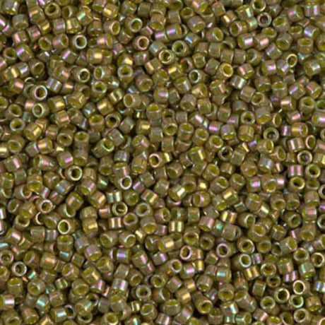 DB0132 11/0 Opaque Blue Gray Luster Miyuki Delica