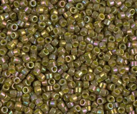 DB0132 11/0 Opaque Blue Gray Luster Miyuki Delica