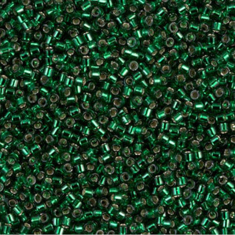 Silver Lined Emerald Miyuki Delica 11/0 DB0148