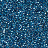 DB0149 11/0 Silver Lined Capri Blue Miyuki Delica