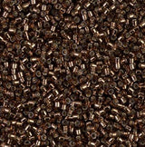 DB0150 11/0 Silver Lined Root Beer Miyuki Delica
