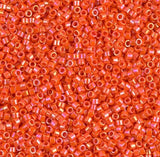 DB0161 11/0 Opaque Orange AB Miyuki Delica