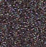 DB0180 11/0 Transparent Root Beer AB Miyuki Delica