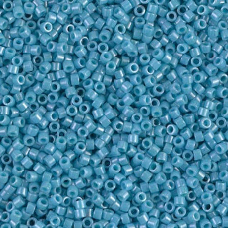 DB0218 11/0 Opaque Medium Turquoise Blue Luster Miyuki Delica