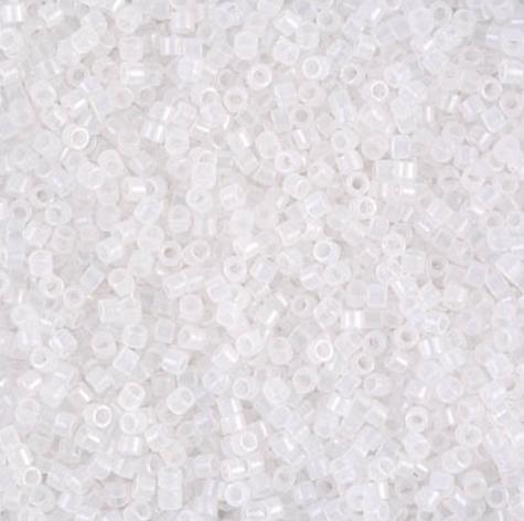 DB0220 11/0 White Opal Miyuki Delica