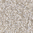DB0221 11/0 Gilt Lined White Opal Miyuki Delica