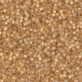 24kt Gold Lined Opal Miyuki Delica 11/0 DB0230