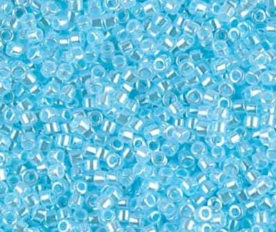 DB0239 11/0 Light Aqua Ceylon Miyuki Delica