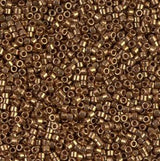 Delica 11/0 Metallic Light Bronze Miyuki Delica, DB0022L