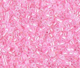 DB0245 11/0 Cotton Candy Pink Ceylon Miyuki Delica