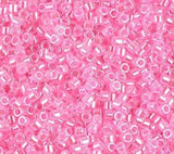 DB0246 11/0 Dark Cotton Candy Pink Ceylon Miyuki Delica